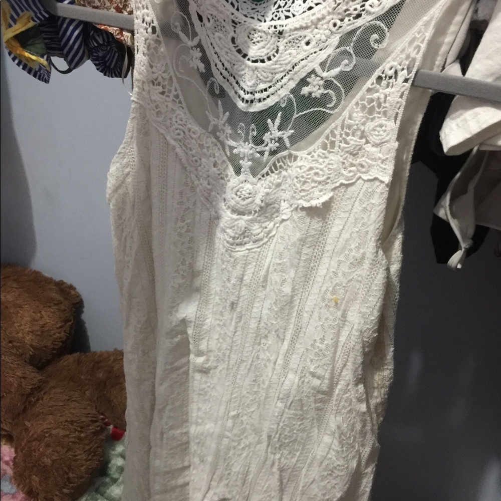 White formal dress